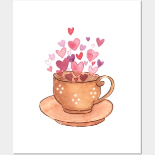 coffee love Posters and Art